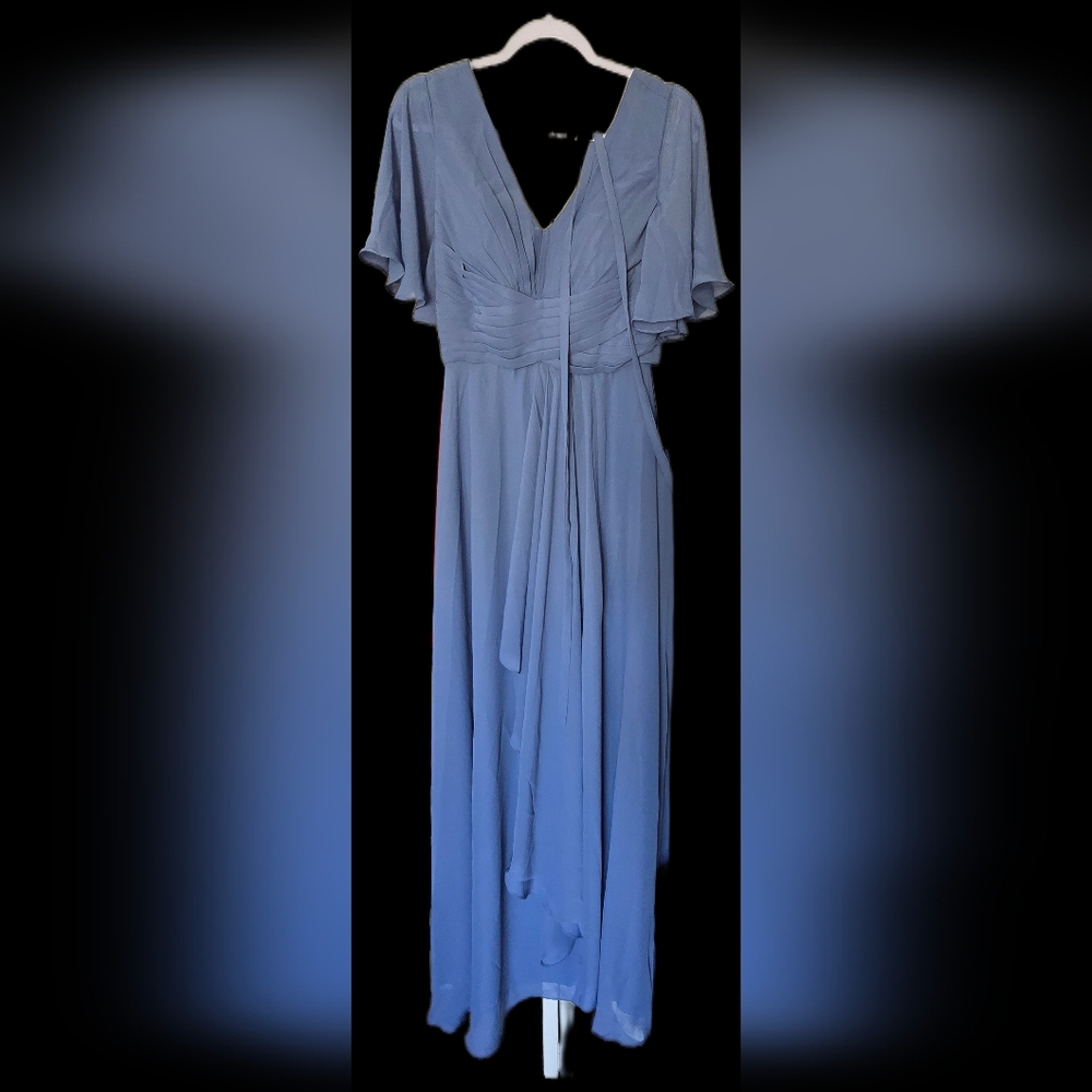 Elegant Blue Maxi Dress